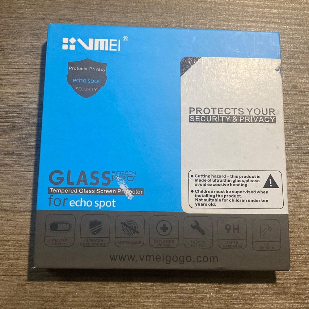 Tempered glass screen protector for echo spot